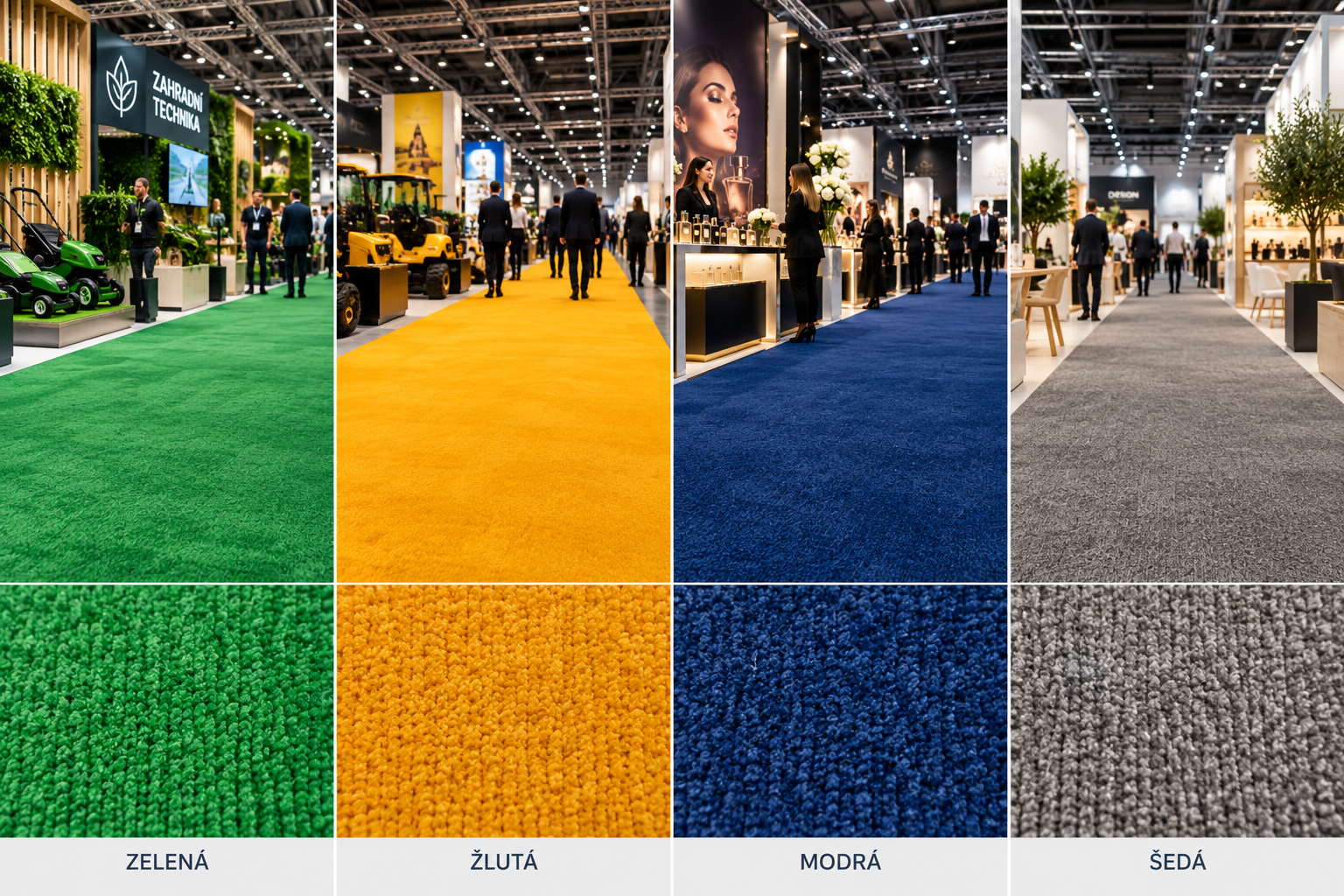 Exhibition Carpet Colors Showcase